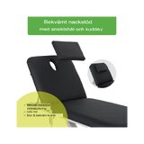 Optima elektrisk behandlingsbriks - Sort