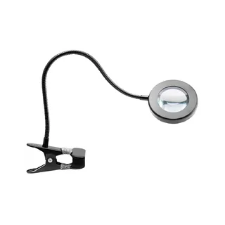 Forstørrelseslampe Snake LED sort