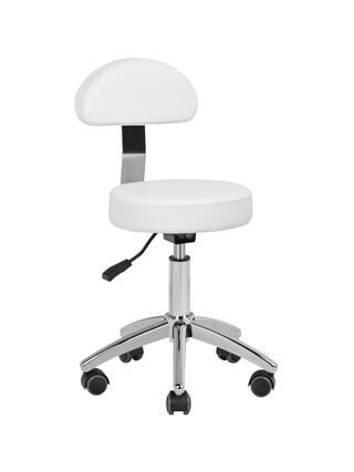 Kosmetikskammel til pedicure Basic 304P hvid