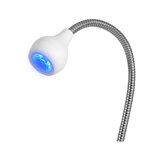 Glødelampe UV LED Snake til skrivebord hvid