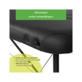 Bærbar massagebriks Rico 60 cm - Sort