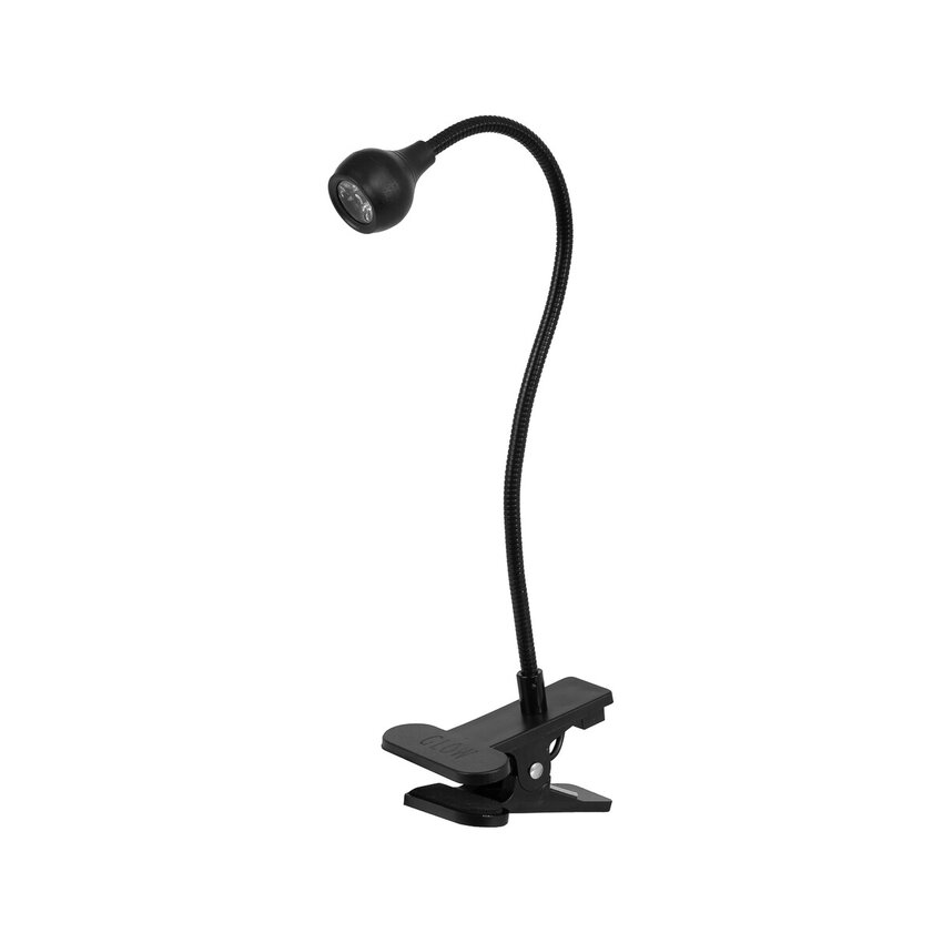 Glødelampe UV LED Snake til skrivebord, sort