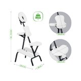 Energi massagestol - hvid