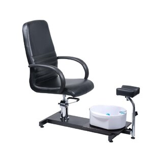 Pedicurestol med fodmassageapparat BW-100 sort