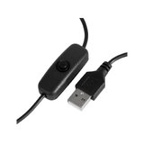 Glødelampe UV LED Snake til skrivebord, sort