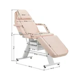 behandlingsstol Basic 202 med bakker pink