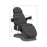 El-behandlingsstol SILLON Lux 273b 3 motorer grå