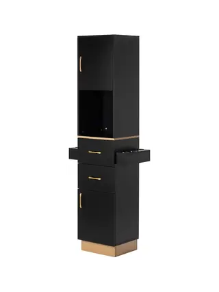Frisørstation Totem - Sort Guld