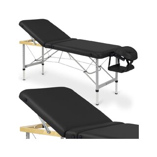 Transportabel massagebriks aluminium Aero Plus 60cm K015 Sort
