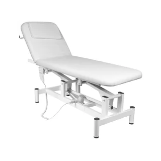 Elektrisk massagebriks Hvid med 1 motor