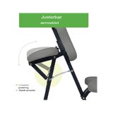 Energi massagestol - grå