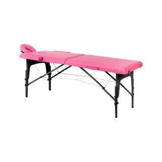 Sammenklappelig massagebriks Balance træ 2-delt pink sort træ