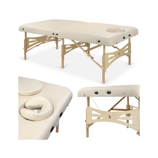 Transportabel massagebriks - Integral Lyst træhovedhul K033 Beige