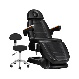 Behandlingsstol SILLON Lux 273b + skammel 304 sort