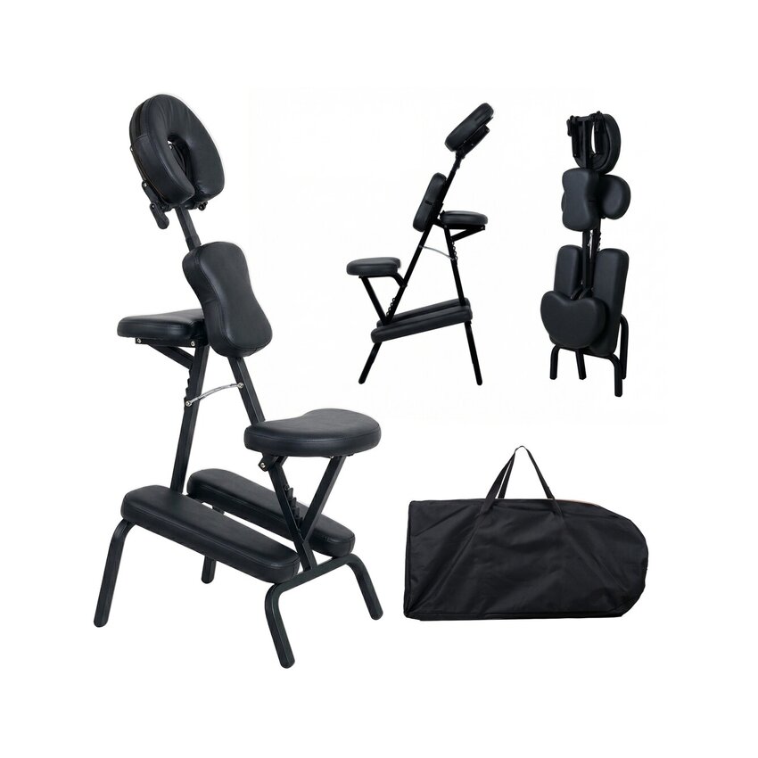 Energi massagestol - sort