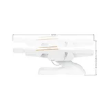 El-behandlingsstol SILLON Lux 273b 3 motorer hvid