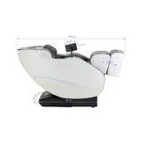 Massagestol 3D Sakura Maximus 809 hvid grå