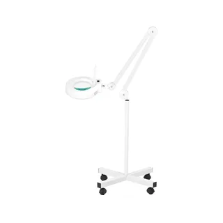 S4 LED forstørrelseslampe + stativ med hjul