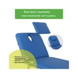 Optima elektrisk behandlingsbriks - Blå