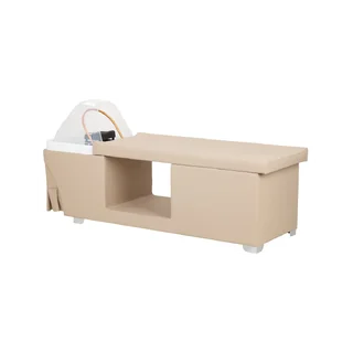 Japansk spaseng med hovedseng i Maldiverne - beige