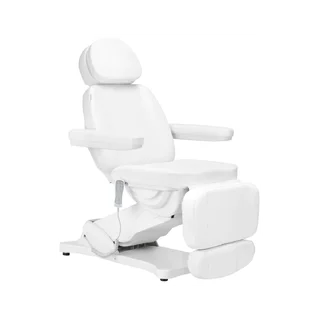 Elektrisk behandlingsstol SILLON CLASSIC – 3 motorer med varme, hvid (2. udgave)