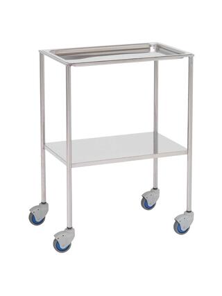 Instrumentbord – 2 hylder – 60x40x87 cm – Skålformet hylde øverst