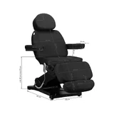 Tatoveringsstol elektrisk SILLON CLASSIC 3 motorer sort