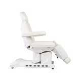 Opvarmet elektrisk behandlingsstol Azzurro 708B 4 motorer - hvid