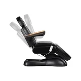 El-behandlingsstol SILLON Lux 273b 3 motorer sort