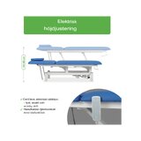 Optima elektrisk behandlingsbriks - Blå