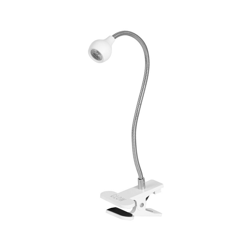 Glødelampe UV LED Snake til skrivebord hvid
