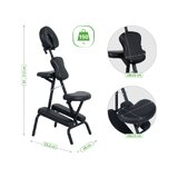Energi massagestol - sort