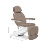 Elektrisk behandlingsstol SILLON CLASSIC 3 motorer - brun