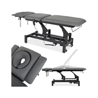 Fortis 5 ERGO massagebriks, elektrisk højdejustering, håndfjernbetjening, hjul