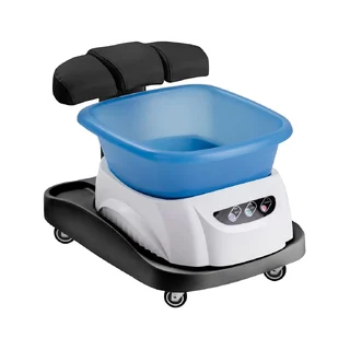 Fodbad med massage og sort vogn