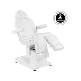 Kosmetikstol til pedicure elektrisk Azzurro 708AS 3 motorer hvid