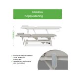 Optima elektrisk behandlingsbriks - Grå