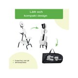 Energi massagestol - hvid