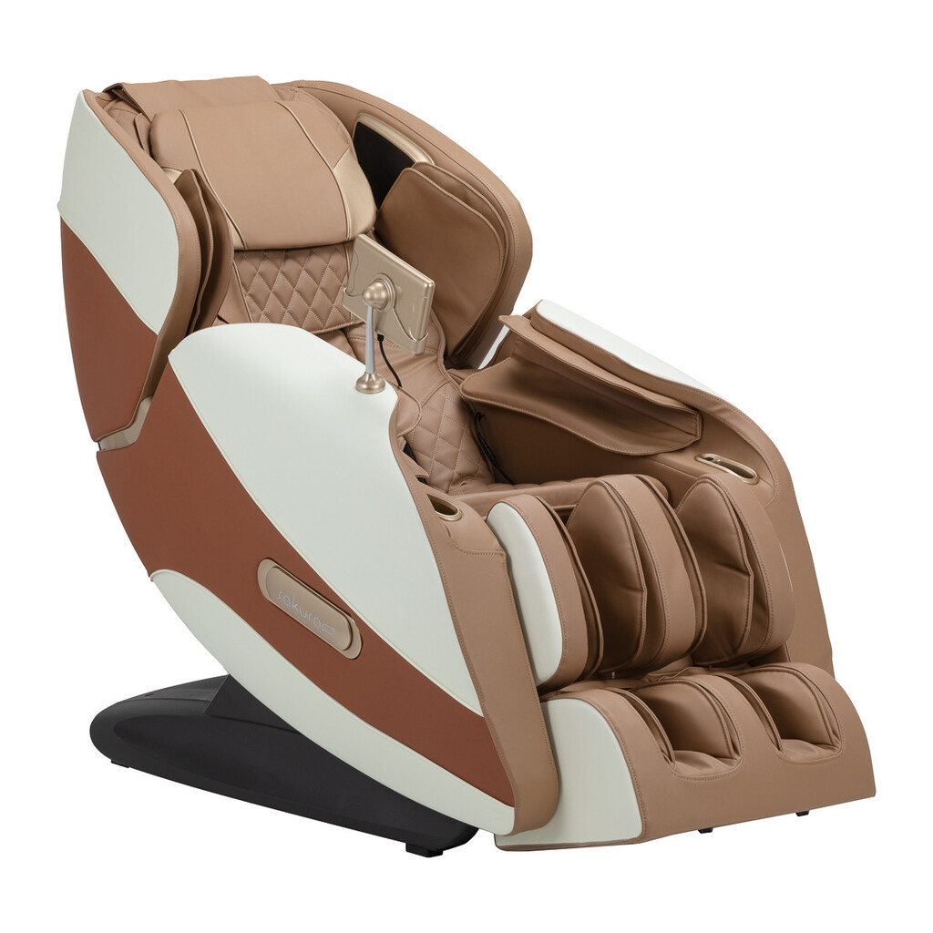 Sakura massagestol Luxury 808 hvid beige