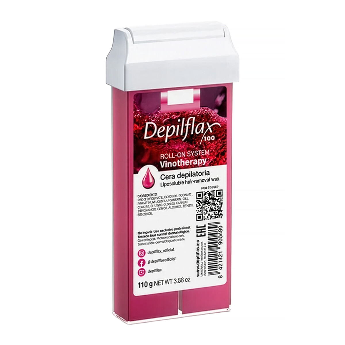 Voksrulle roll-on Depilflax 100 Vinotherapy 110 g