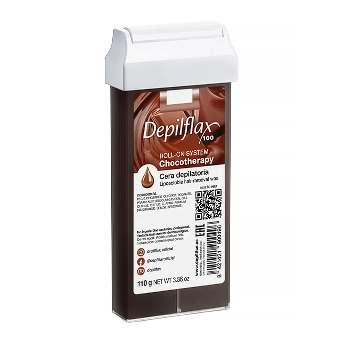 Voksrulle roll-on Depilflax 100 Chocotherapy 110 g