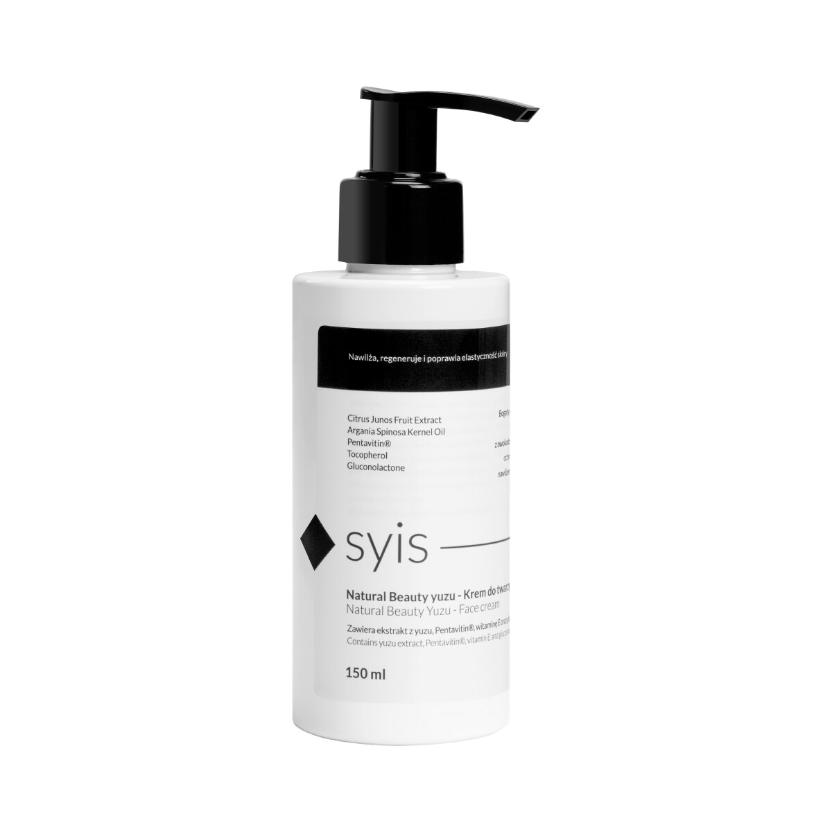 Syis Natural Beauty Yuzu Face Cream ansigtscreme 150 ml