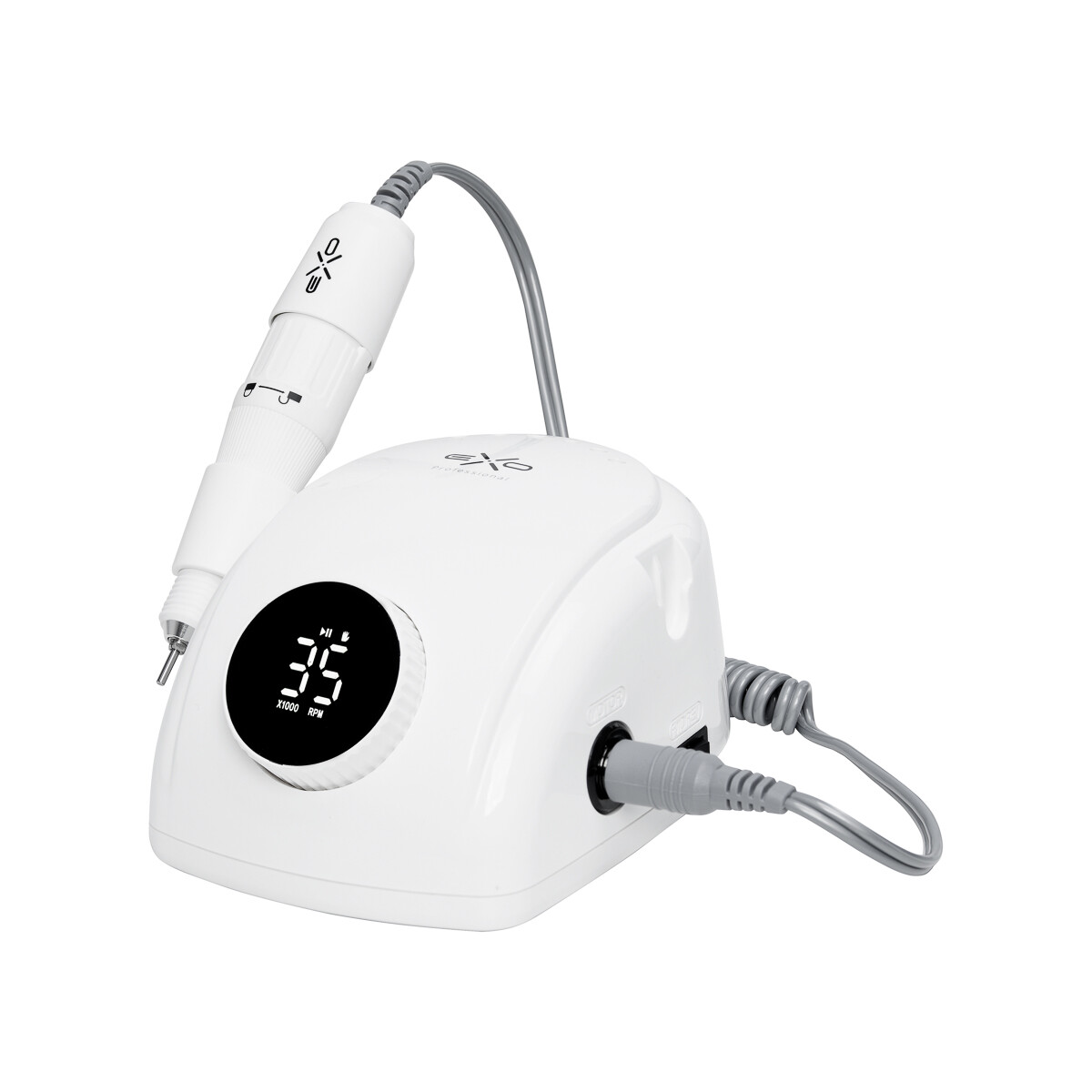 Neglefræser Exo Futura 65 W med fodpedal, hvid