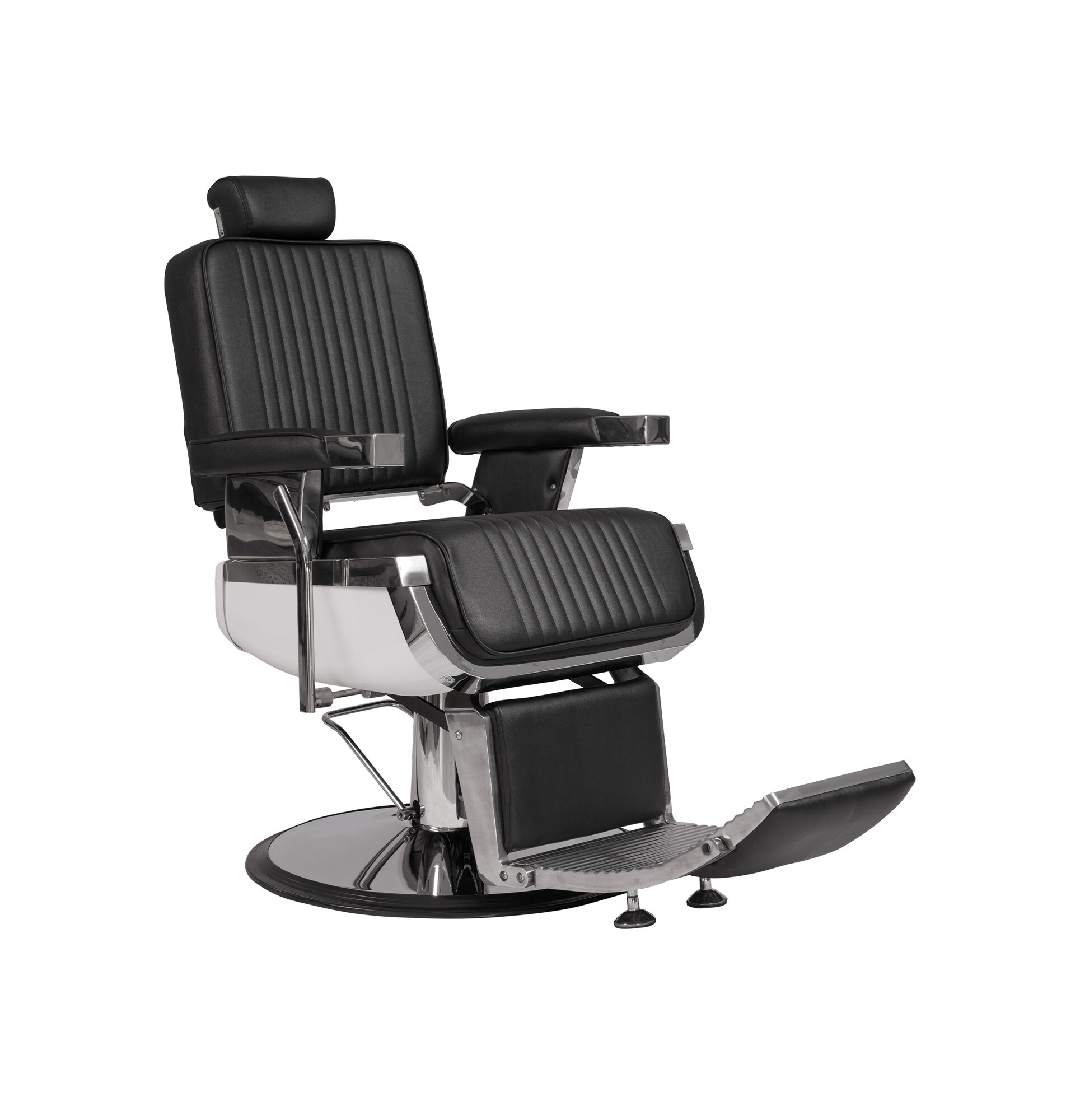 Barberstol klassisk med hydraulisk pumpe, Fringe