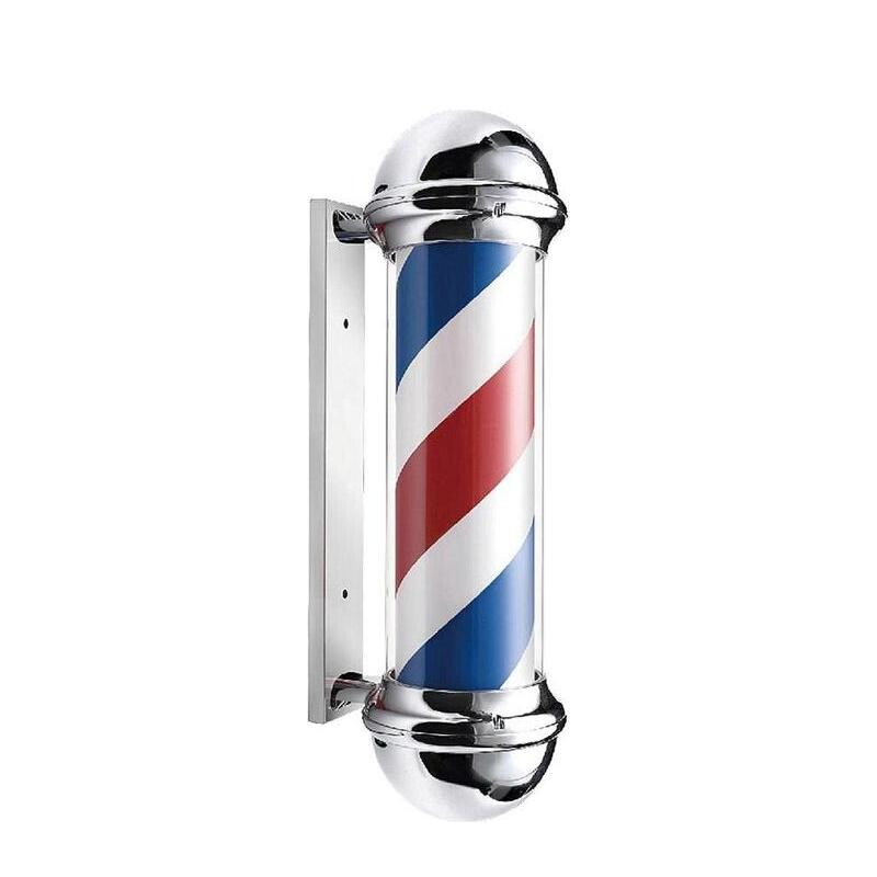 Barberpæl vægmonteret med lys, Dagne