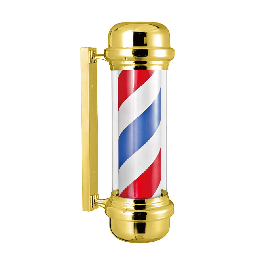 Barberpæl vægmonteret med lys, Dagour
