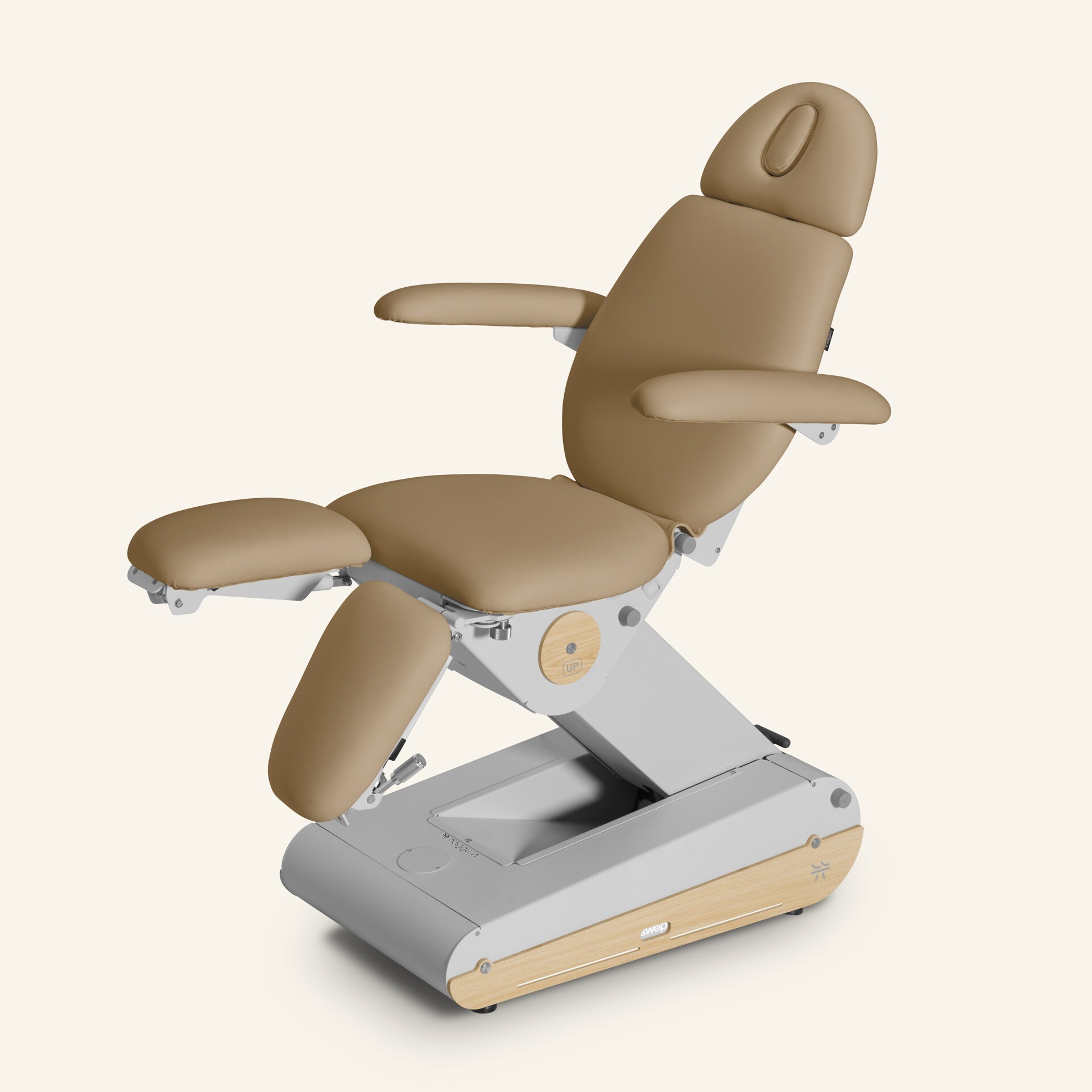 Elektrisk fodplejestol 3 motorer, Swop P3 Tech, Beige