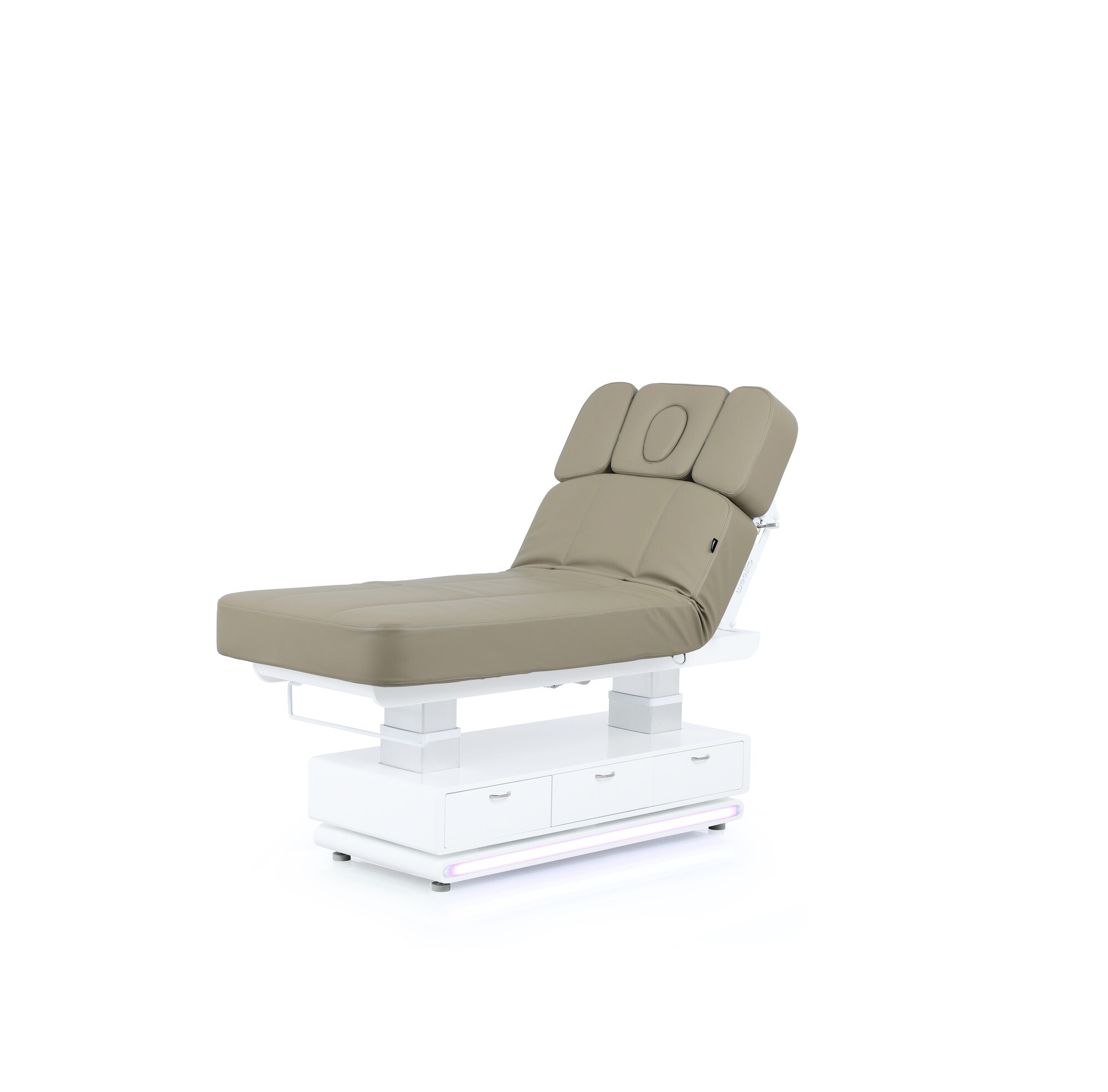 Elektrisk spa-briks med varme og LED, Post+, Beige