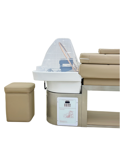 Head spa-vaskeseng med damp, Aika