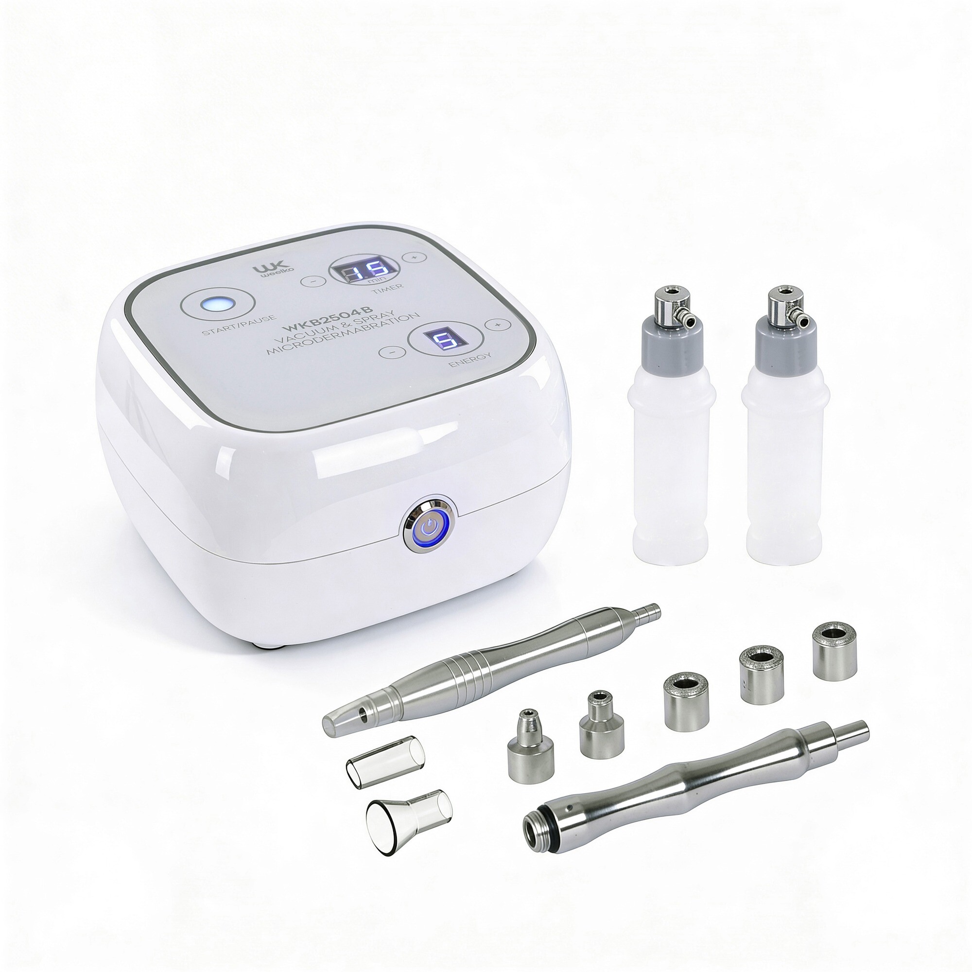 Mikrodermabrasionsapparat 3 i 1 med sug og spray, Bequipment Dermabrasion & Vacuum & Spray